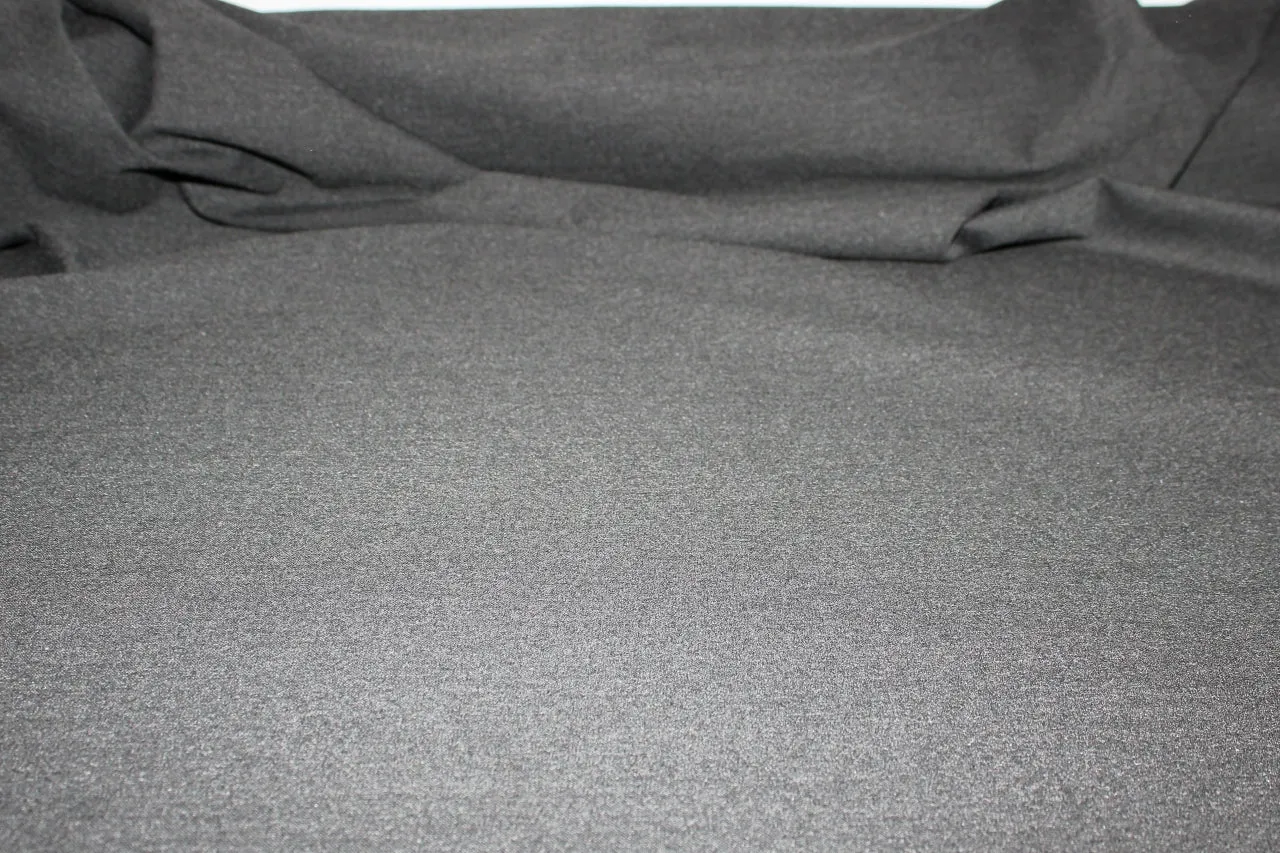 Almost 1 yard of Avenue M0ntaigne Stretch Bengaline - Charcoal