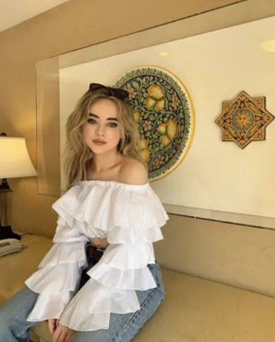 AUGUSTA off shoulder ruffle top