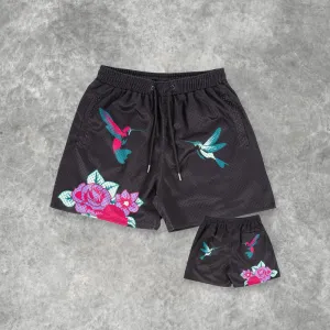 Blavra Love In The Air Street Fashion Hip Hop Mesh Shorts