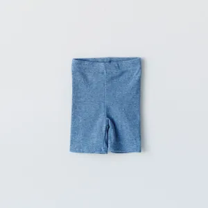 Blue Bubble Gum Biker Shorts