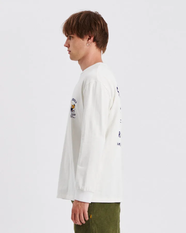 Bored Ls Tee - Vintage White