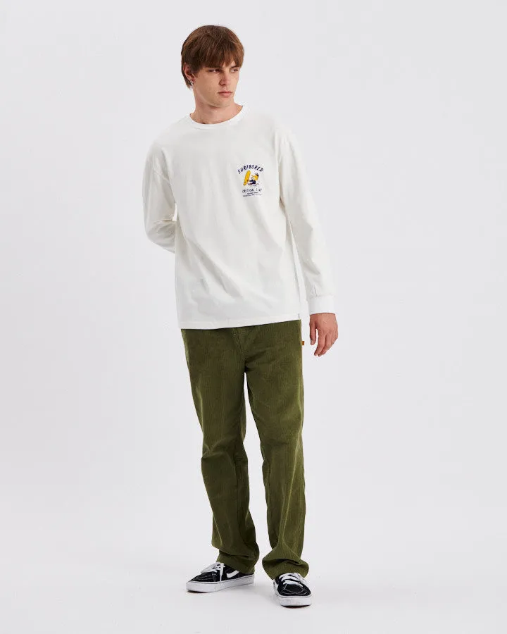 Bored Ls Tee - Vintage White