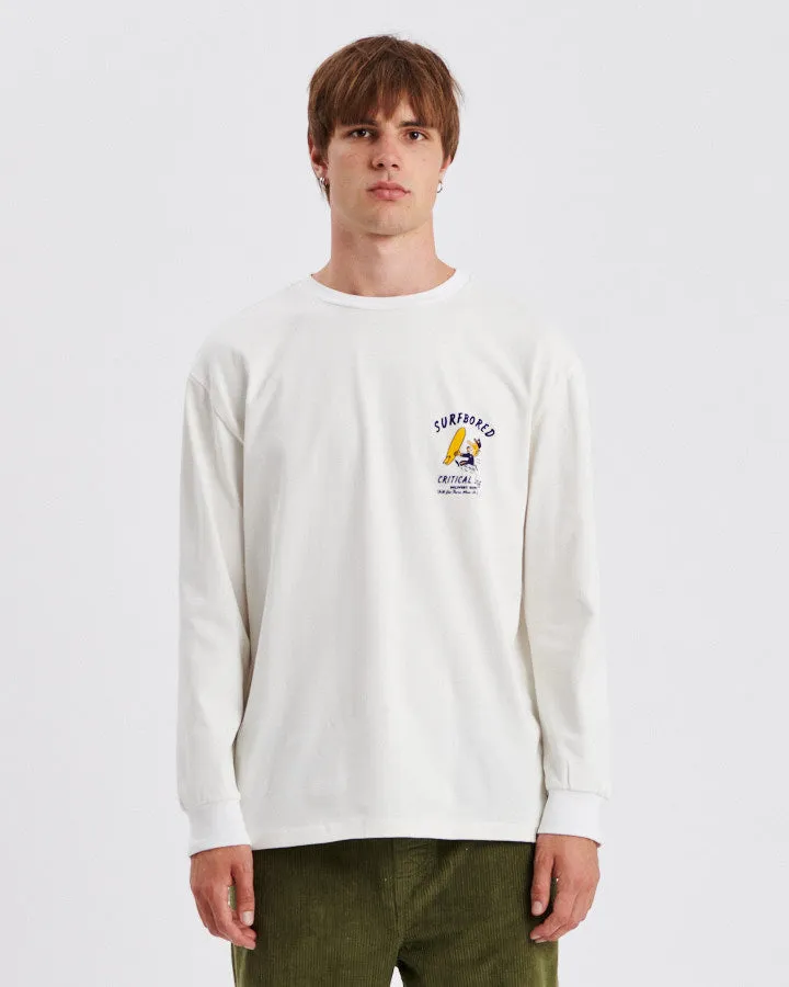 Bored Ls Tee - Vintage White