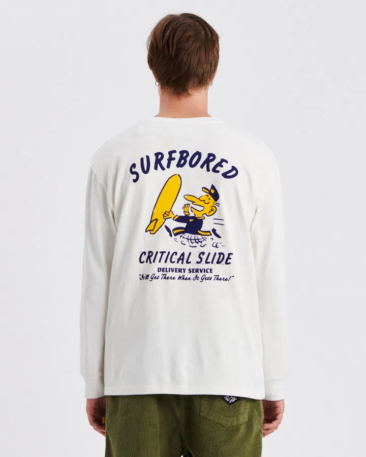 Bored Ls Tee - Vintage White