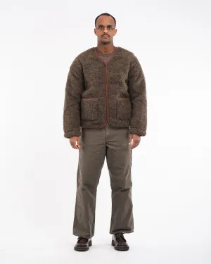 Cardigan Zip Up Medium Brown