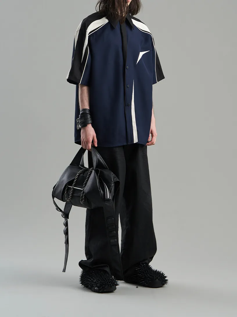 Contrast Oversize Chic Shirt