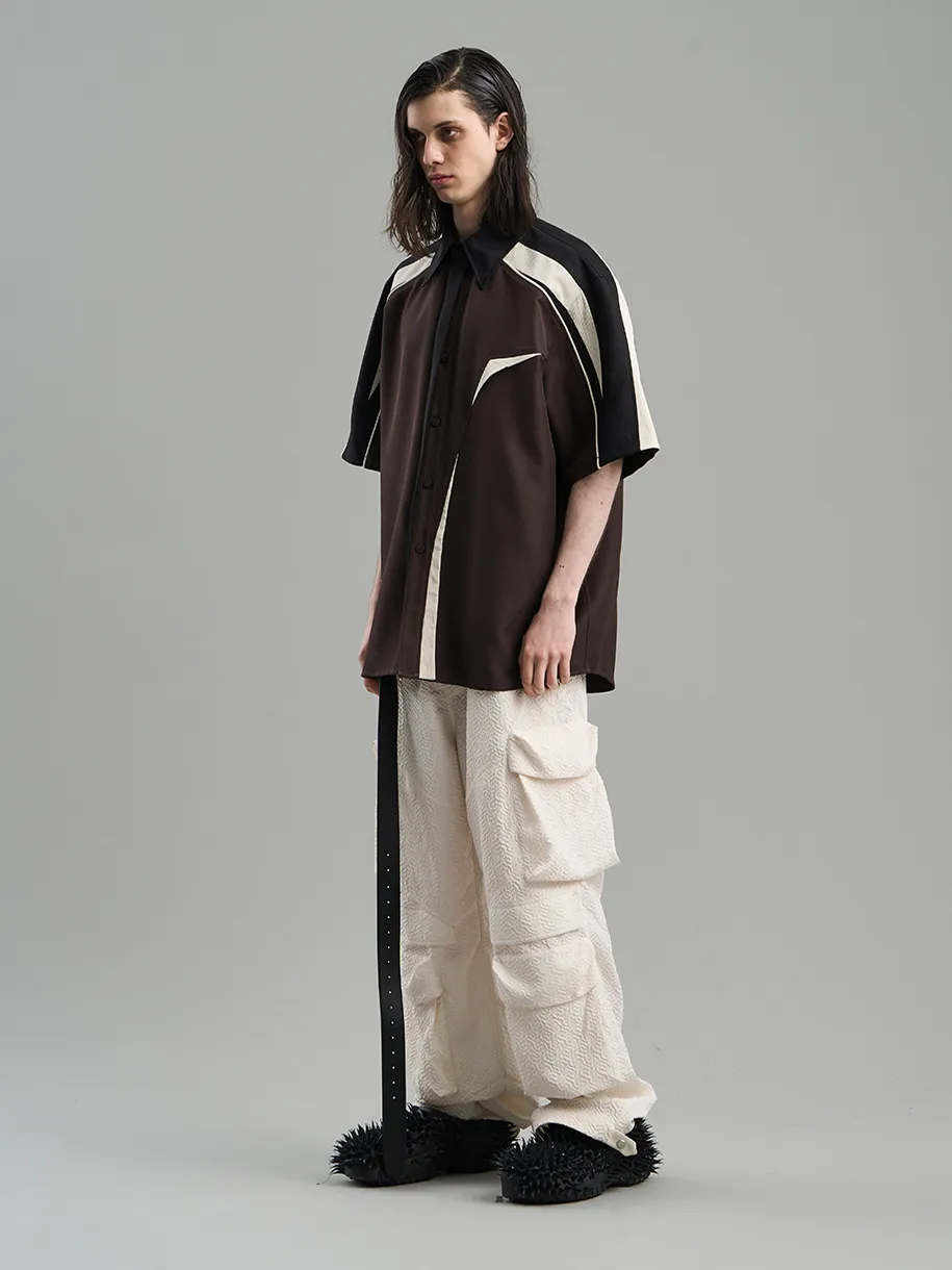 Contrast Oversize Chic Shirt