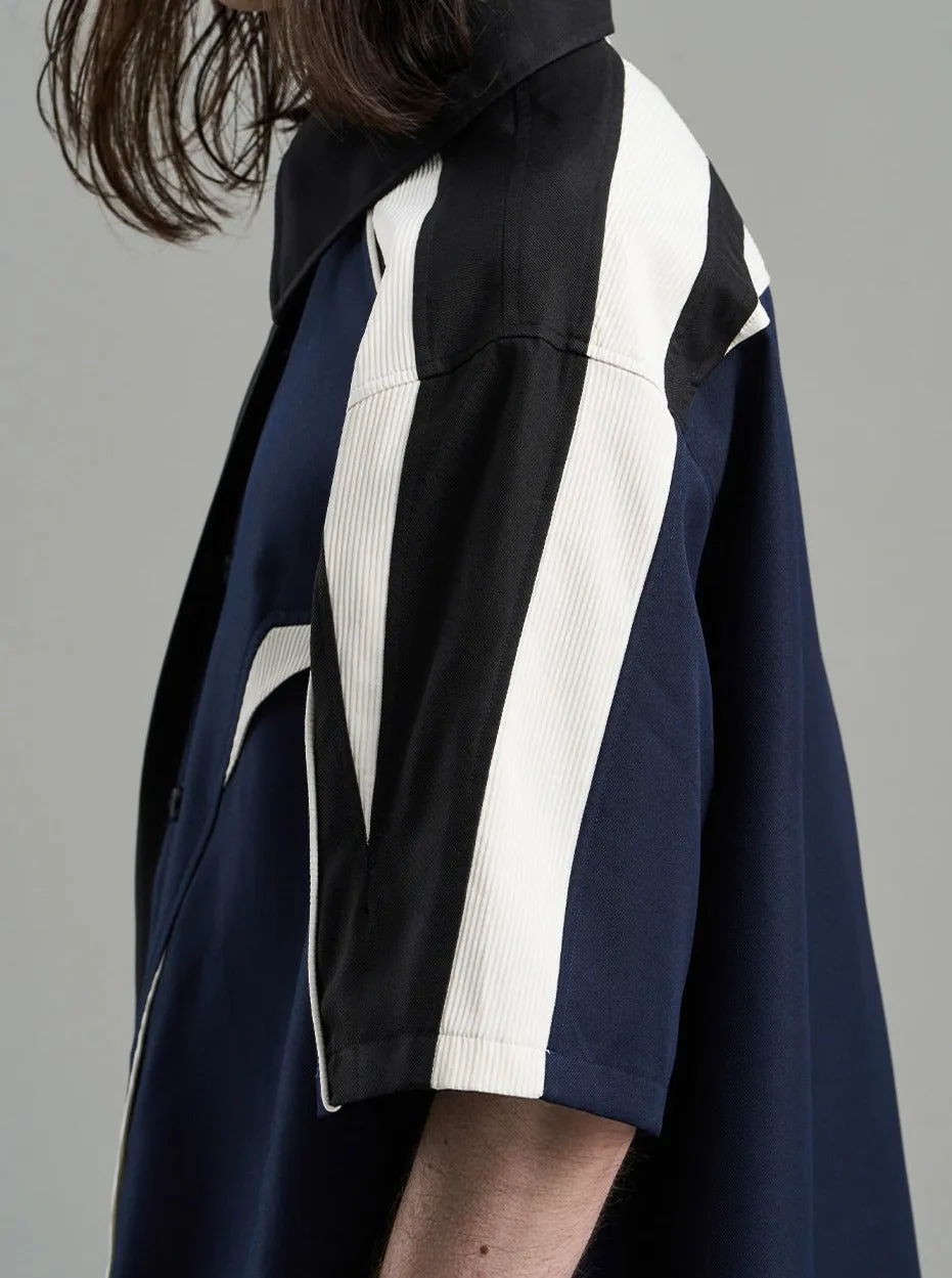 Contrast Oversize Chic Shirt