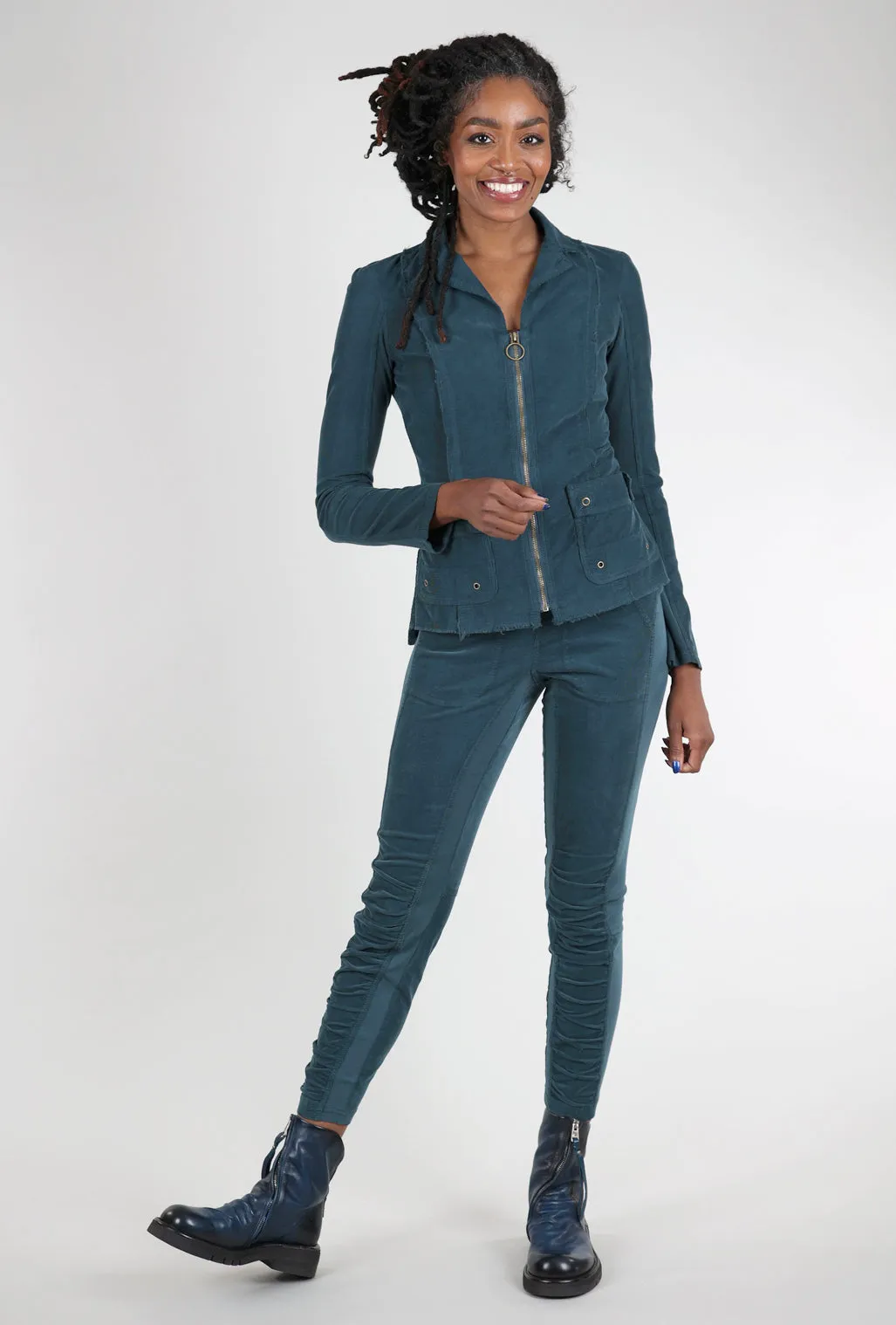 Cord Raphael Blazer, Seaport Teal