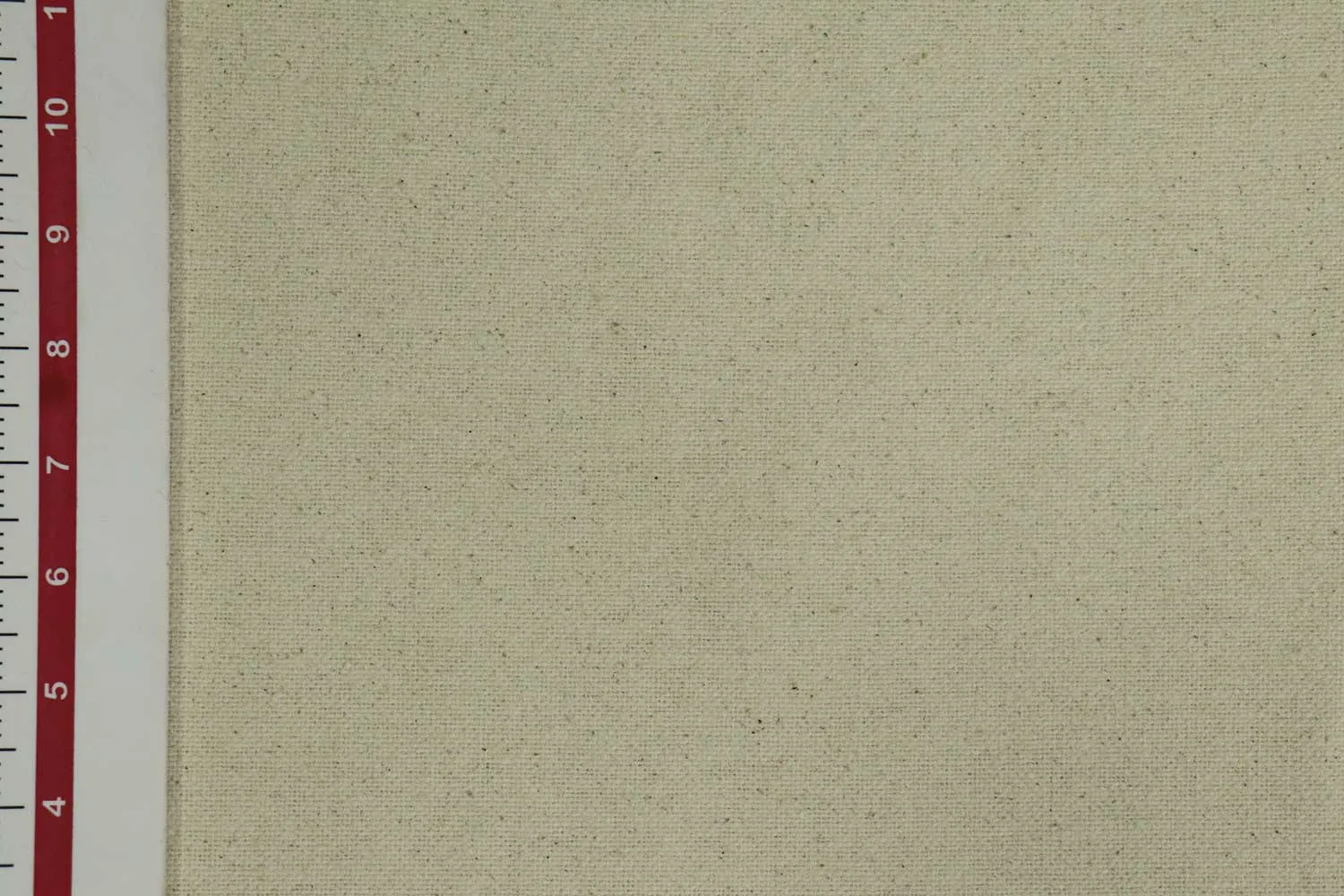 Dark Cream Plain Textured Cotton Fabric
