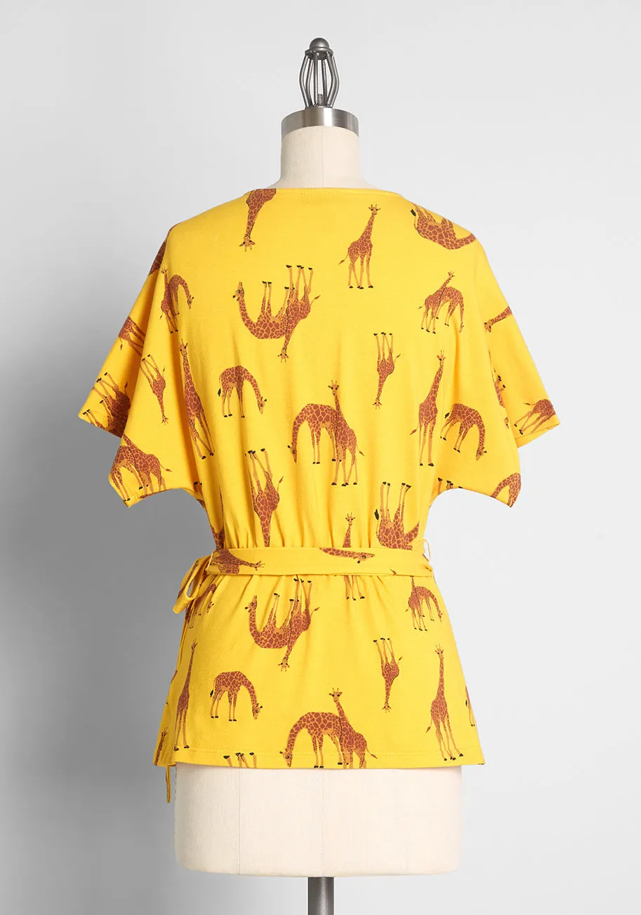 Grazing for Days Wrap Top