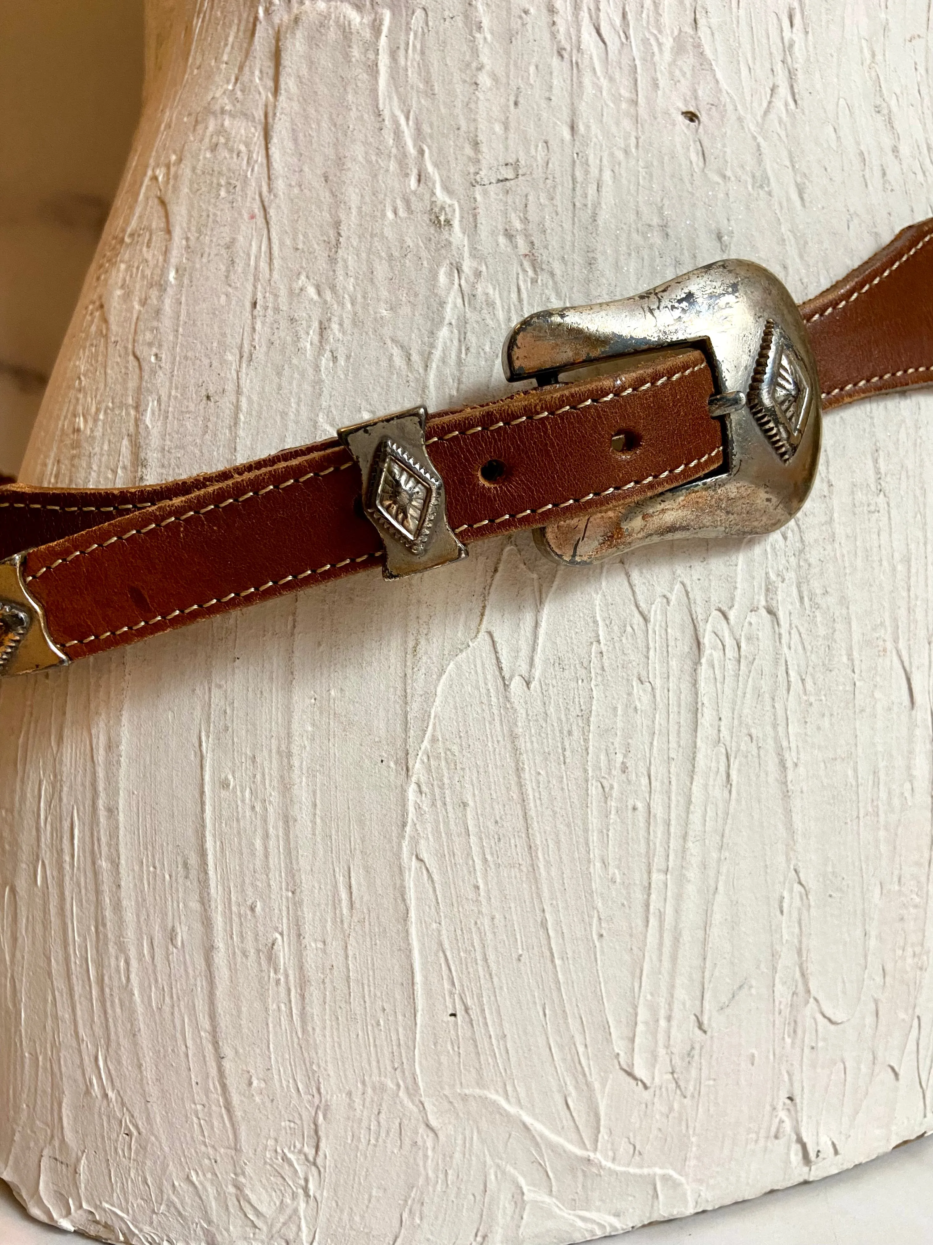 Justin vintage leather belt