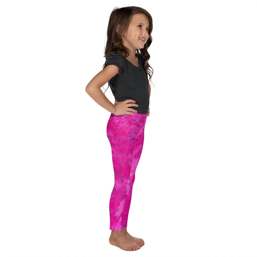 Kids Leggings -Pink Wisteria