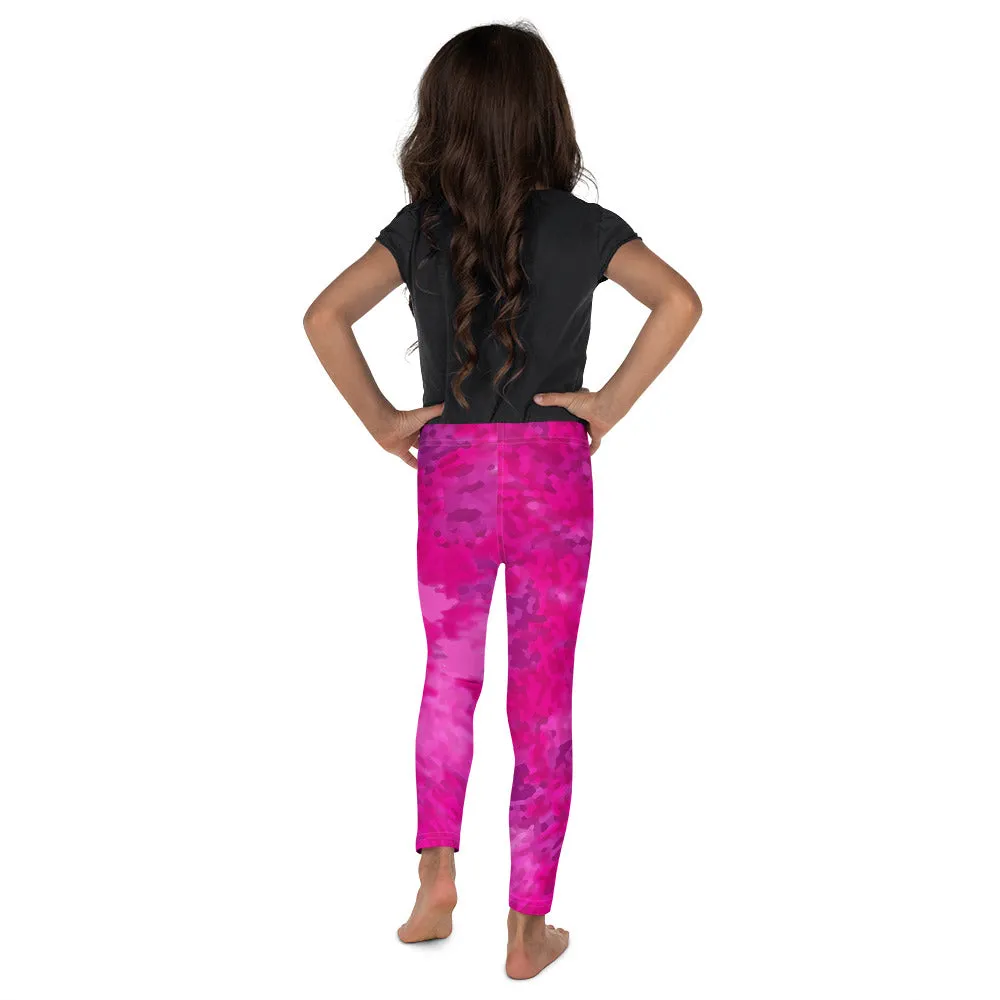 Kids Leggings -Pink Wisteria
