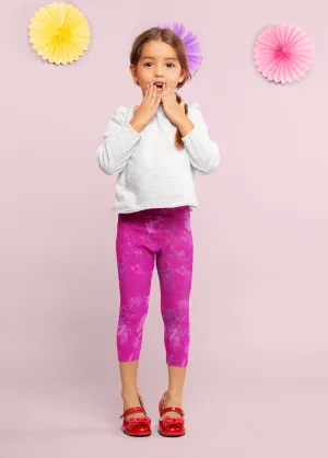 Kids Leggings -Pink Wisteria