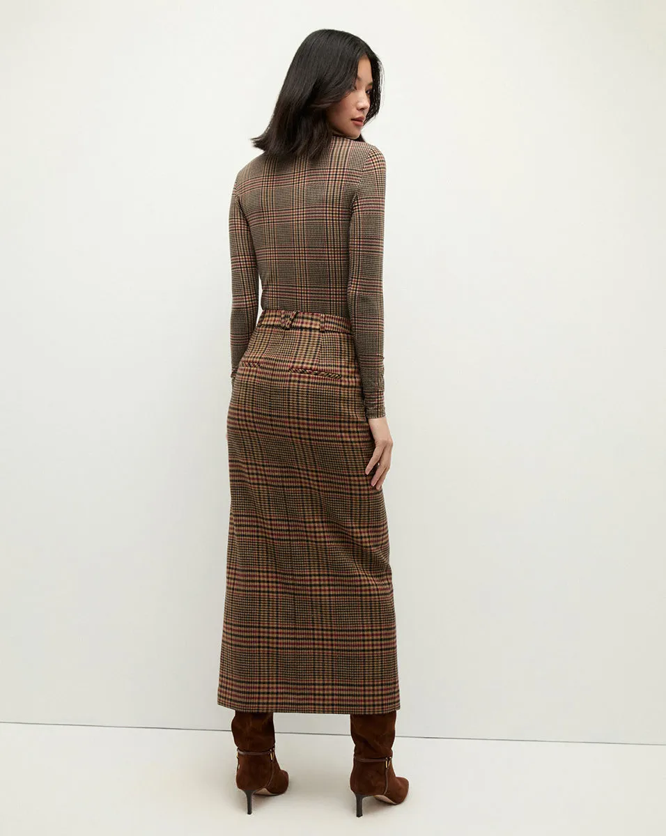 Maxine Plaid Maxi Skirt