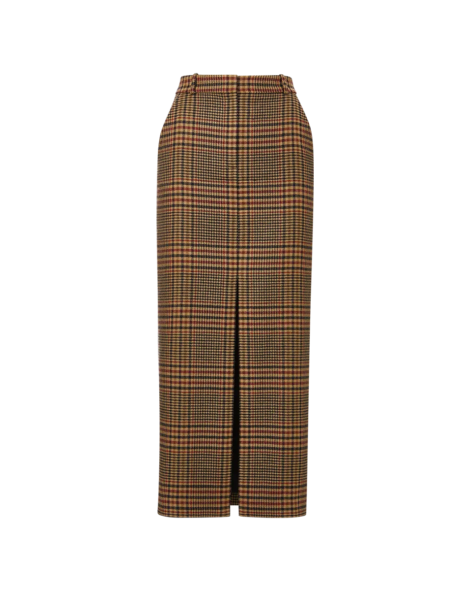 Maxine Plaid Maxi Skirt