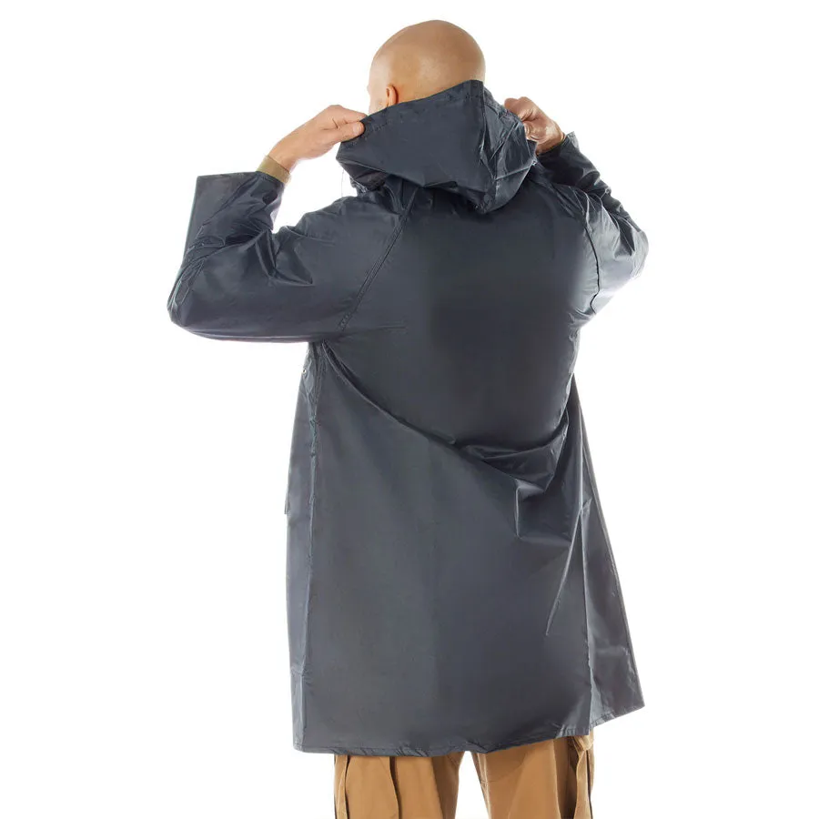 MilSpec Reversible 3/4 Length Rain Parka Navy Blue / Yellow