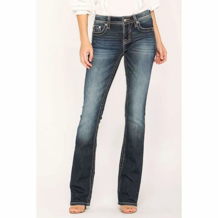 Miss Me Women's Lucky Daydream Bootcut Jean
