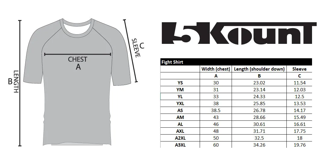 NJ Wrestling Team Sublimated Fight Shirt