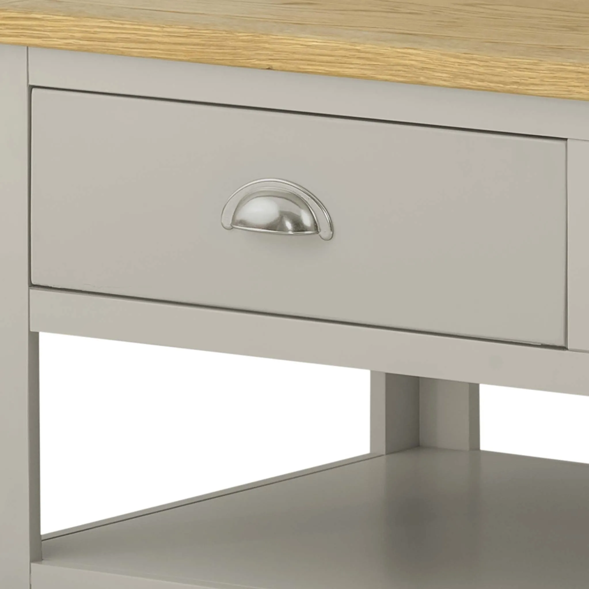 Padstow Grey 2-Drawer Coffee Table