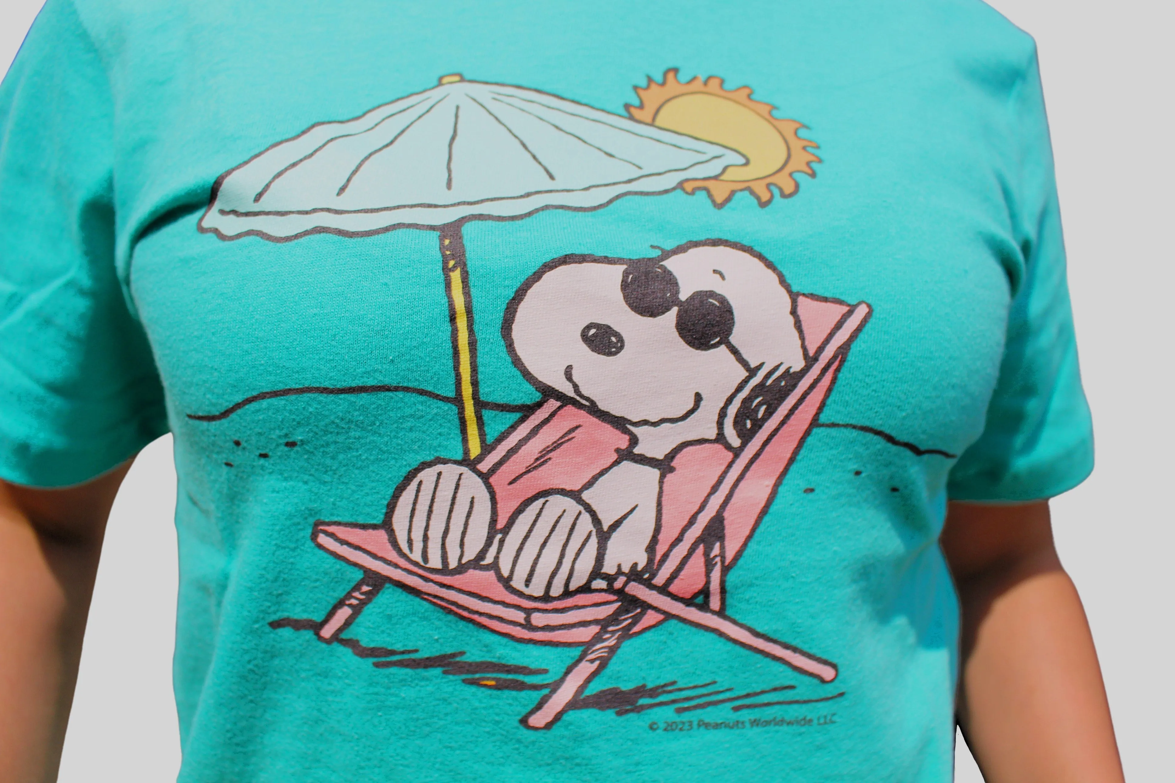 Peanuts Snoopy Beach Short Sleeve T-Shirt