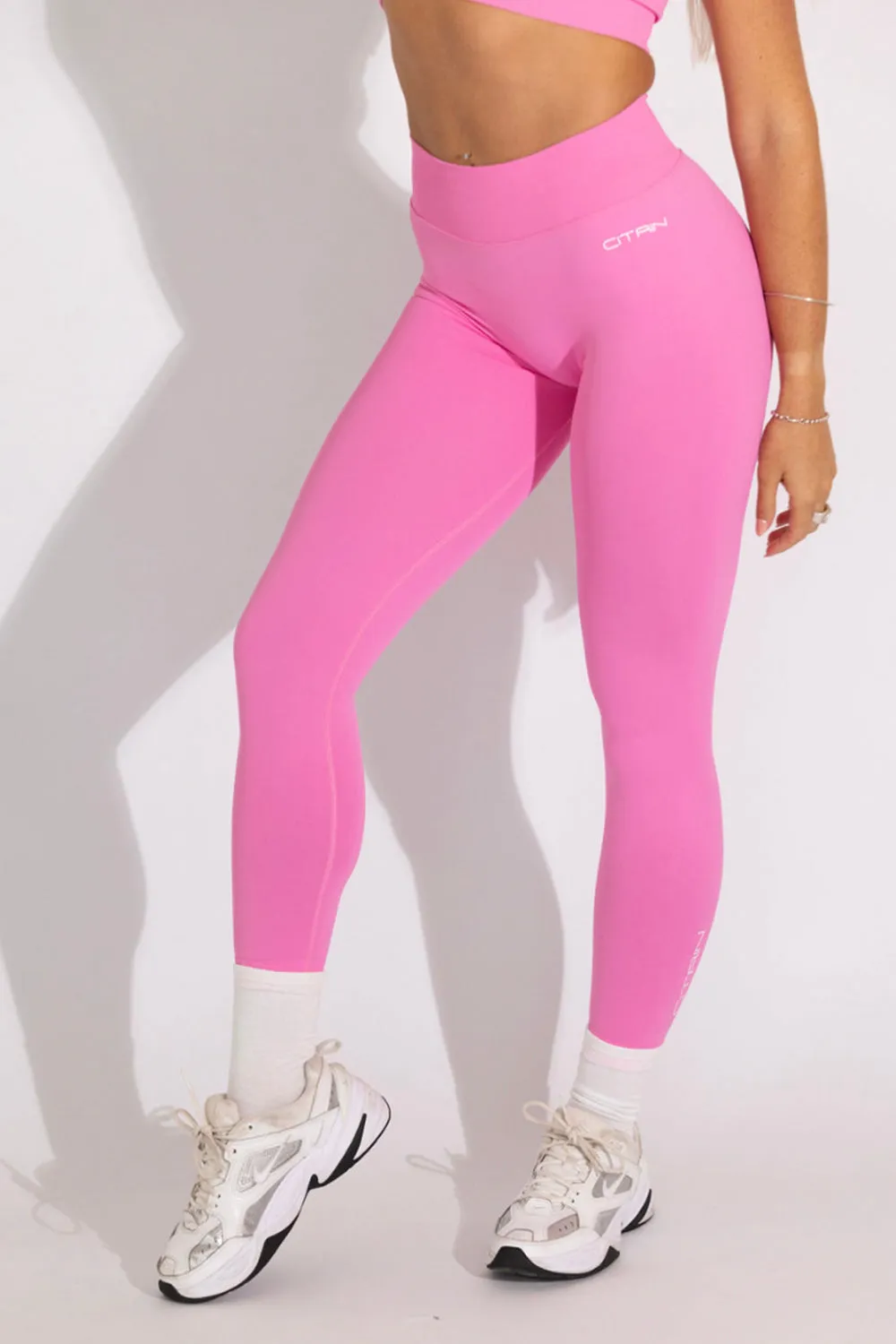 SERENITY CONTOUR LEGGINGS - PINK