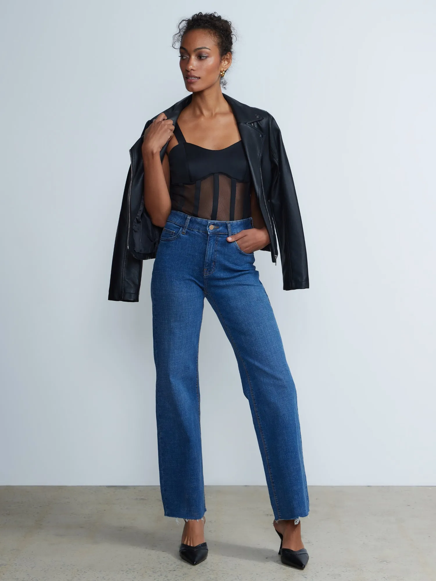 Sleeveless Mesh Top