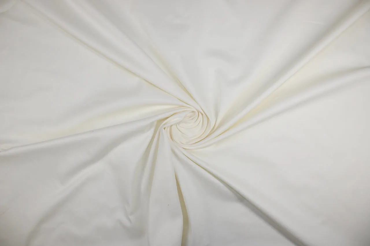 Stretch Cotton Twill - Cream