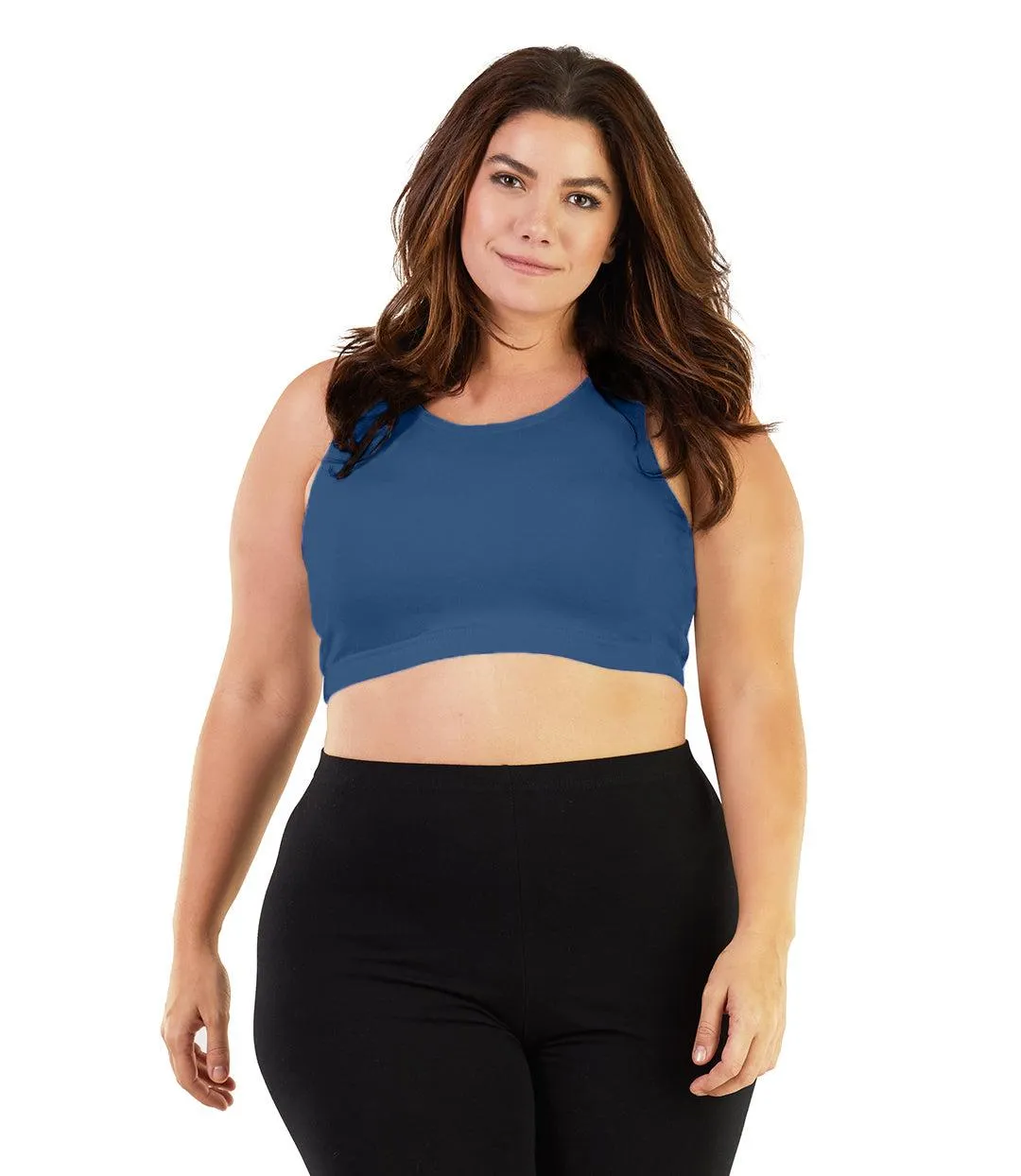 Stretch Naturals Scoop Neck Bra Top Classic Colors