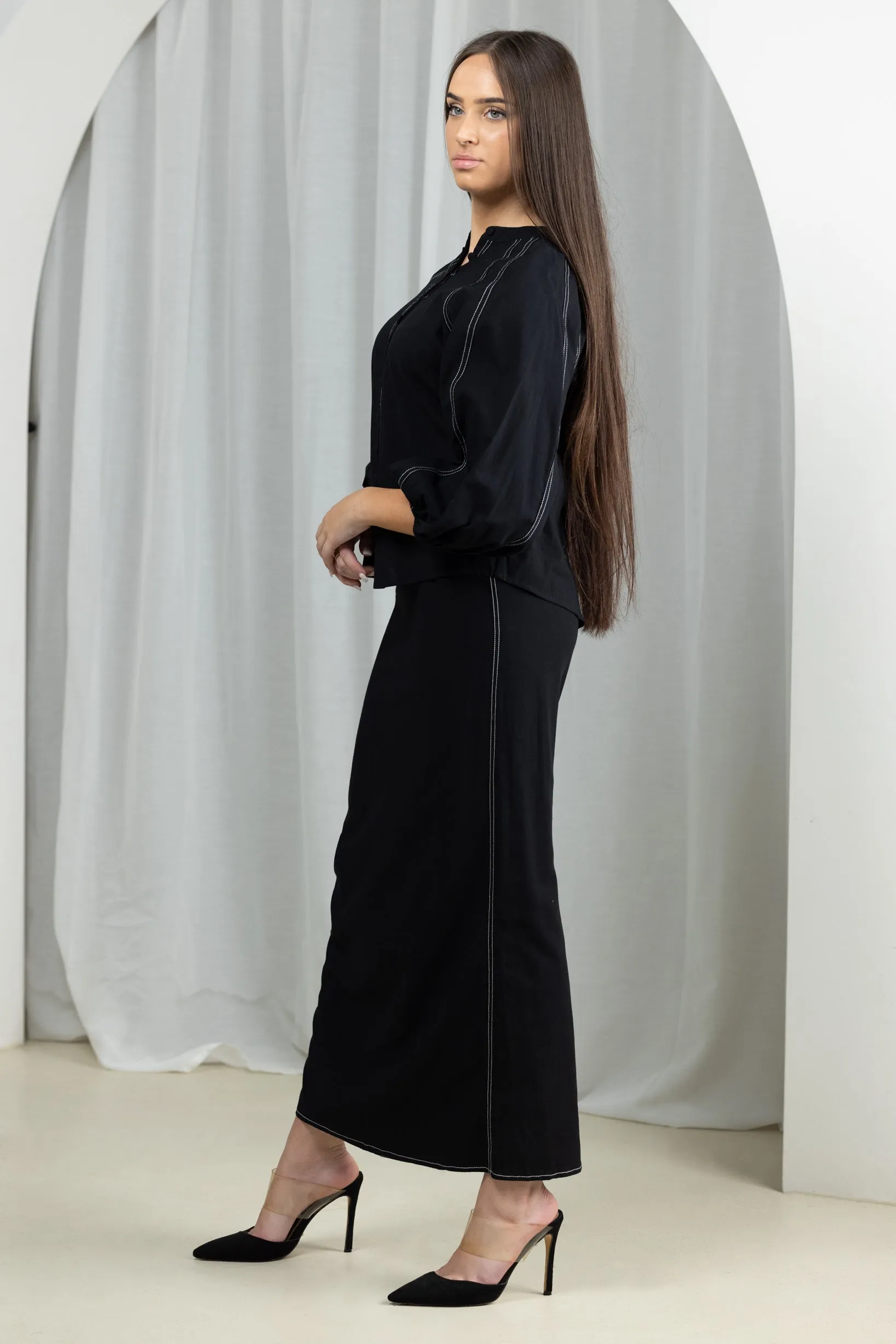 Val Linen Skirt