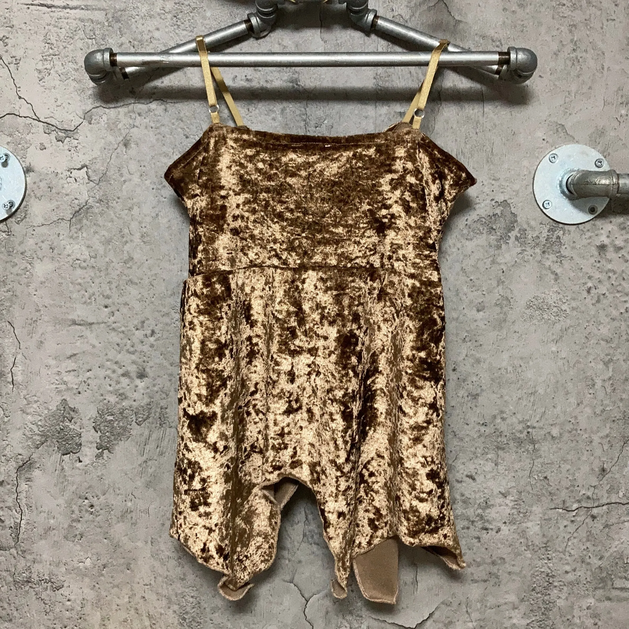 velours ribbon camisole tops