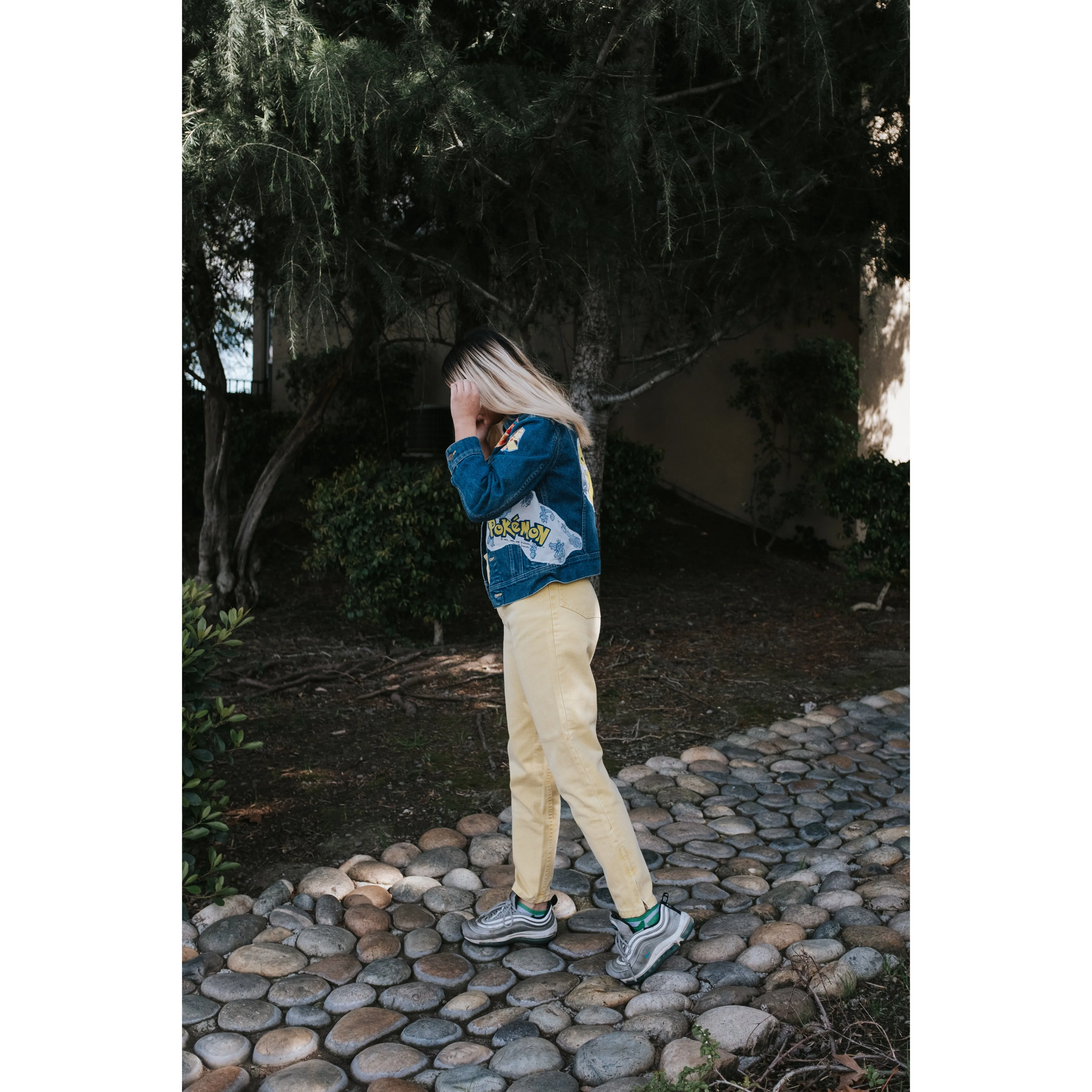 Vintage Lee Pokemon Patched Denim Jacket