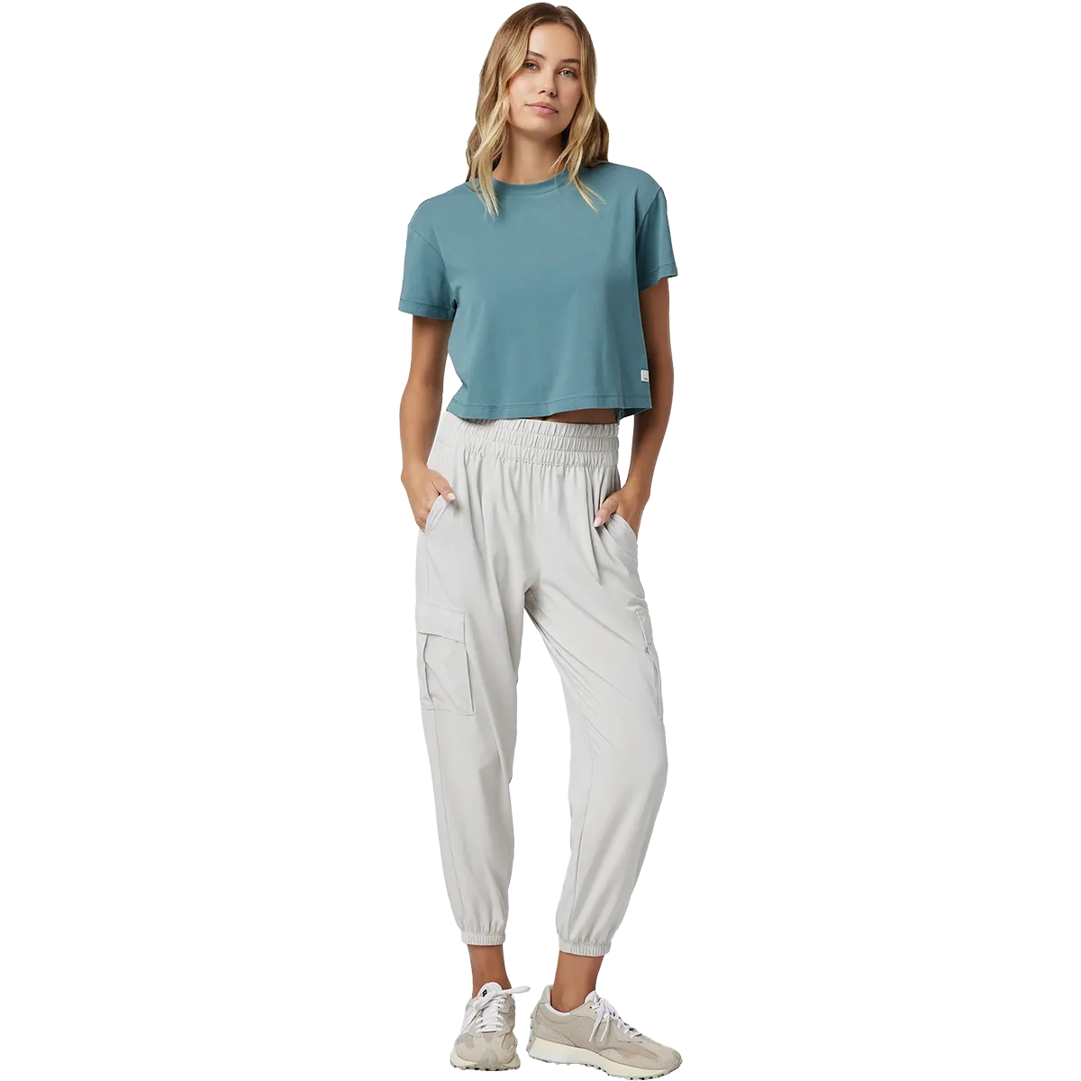 Women's Feather Cross Back Short Sleeve