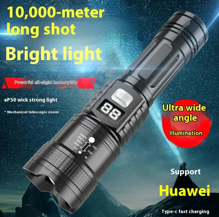 Zoom Bright Flashlight